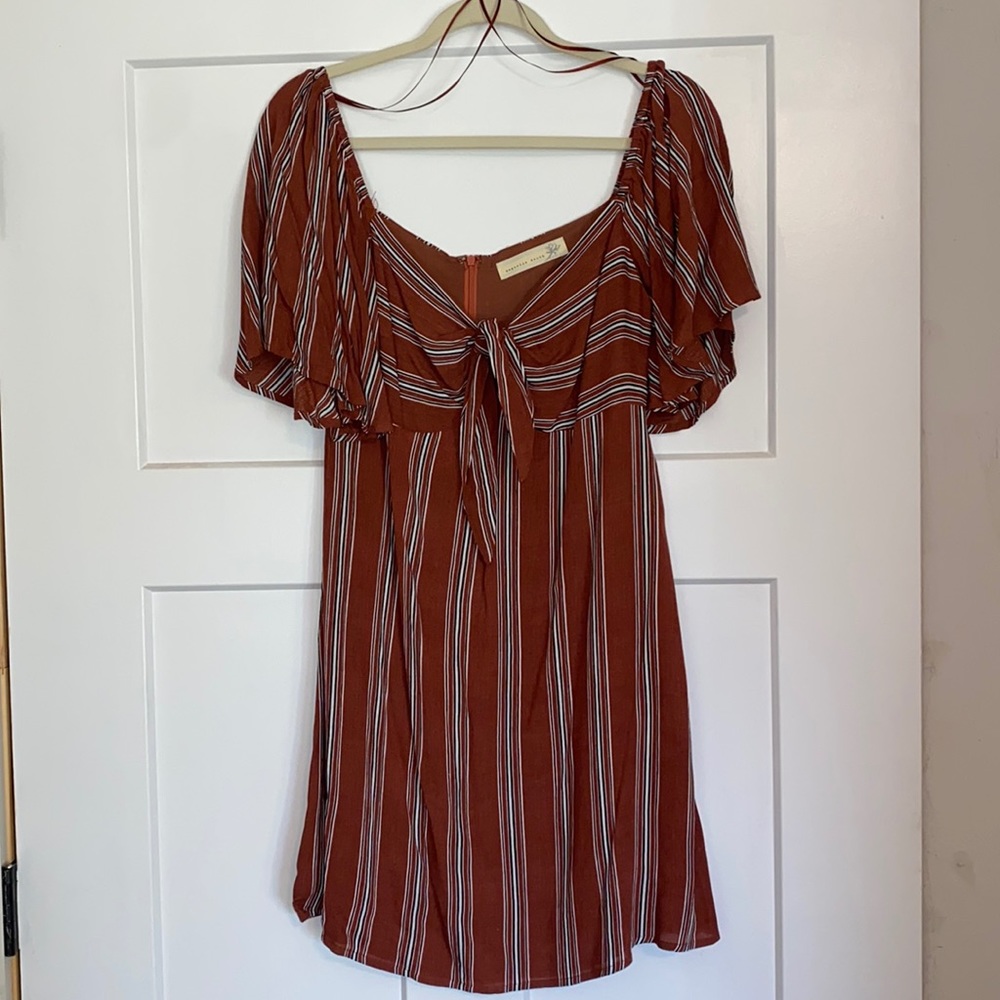 Striped lizard thicket dress